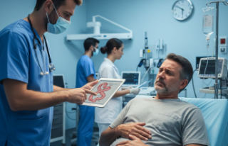 Karın bölgesinde şiddetli ağrıya neden olan volvulus...