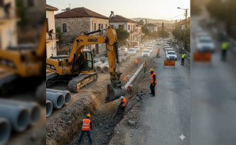 Amnazi Bölgesinde Altyapı Çalışmaları Hız Kazandı