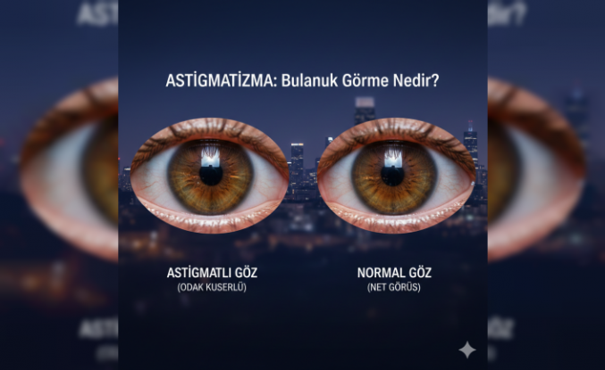 Gözlerdeki Bulanık Görüşün Sebebi Astigmatizma Olabilir